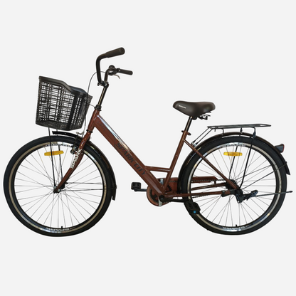Міський велосипед SPARK CITY LIRA 26", стальна рама 17", кошик