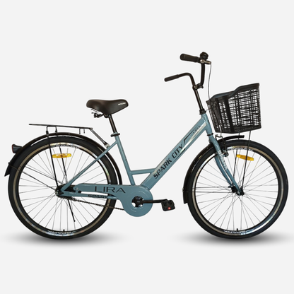 Міський велосипед SPARK CITY LIRA 26", стальна рама 17", кошик