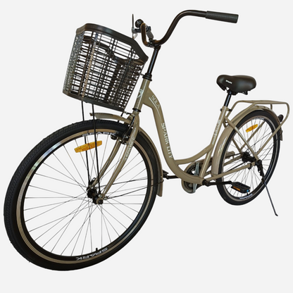 Міський велосипед SPARK CITY SOLA 26", стальна рама 17", кошик