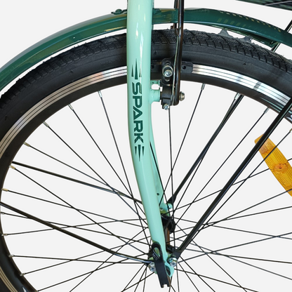 Міський велосипед SPARK CITY SOLA 26", стальна рама 17", кошик