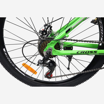 Cross Hunter 24" — задній перемикач Shimano, дискове гальмо, касета 7 швидкостей