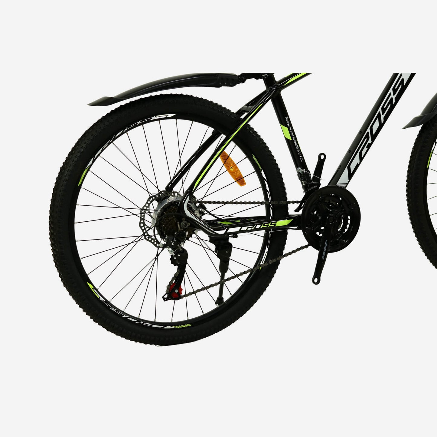 CrossBike Tracker 26" — дискові гальма 160 мм та перемикач Shimano, заднє колесо