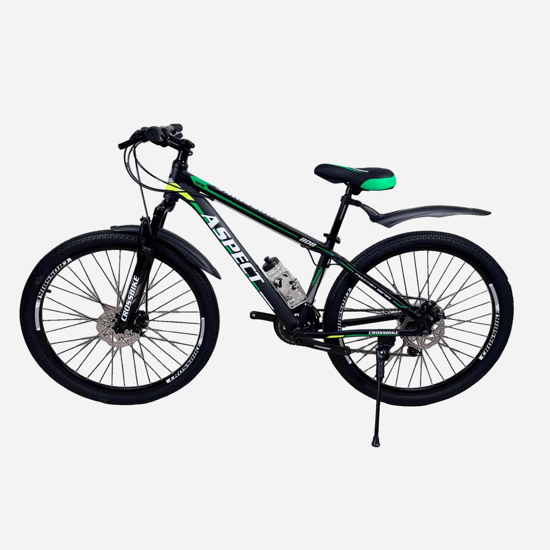 CrossBike Aspect 27.5" 15" — вид з правого боку, підніжка в зборі