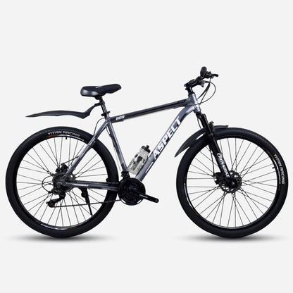 Гірський велосипед CrossBike Aspect 808 29" сірий, вид збоку