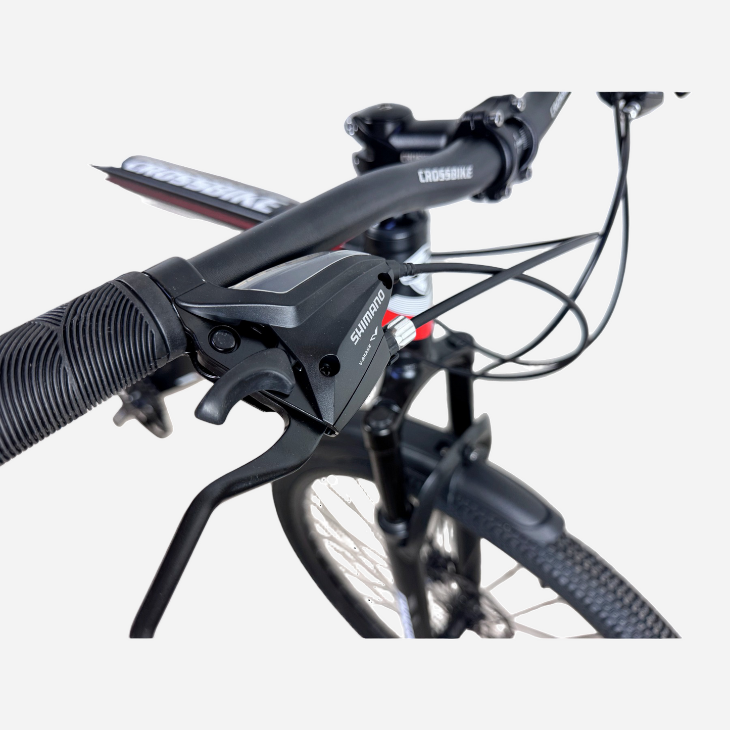 Манетки Shimano ST-EF500 на кермі гірського велосипеда CrossBike Aspect 29"