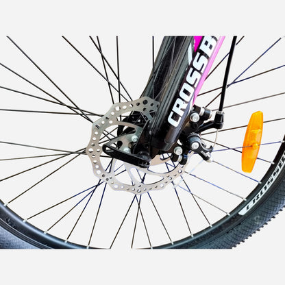 CrossBike Everest 26" — переднє колесо з дисковим гальмом 160 мм, амортизаційна вилка CrossBike
