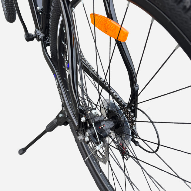 CrossBike Next 2025 — задній перемикач Shimano TZ500, дисковий гальмо, підніжка
