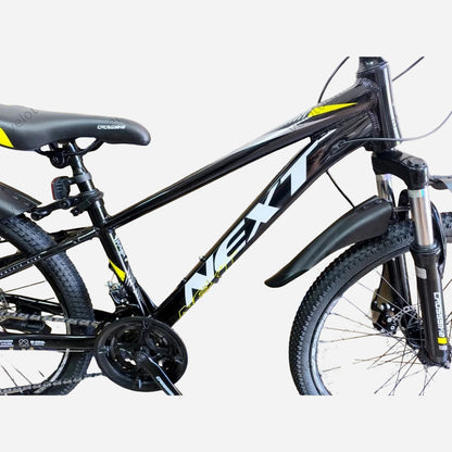 CrossBike Next 2025 24" — амортизаційна вилка та алюмінієва рама, деталь