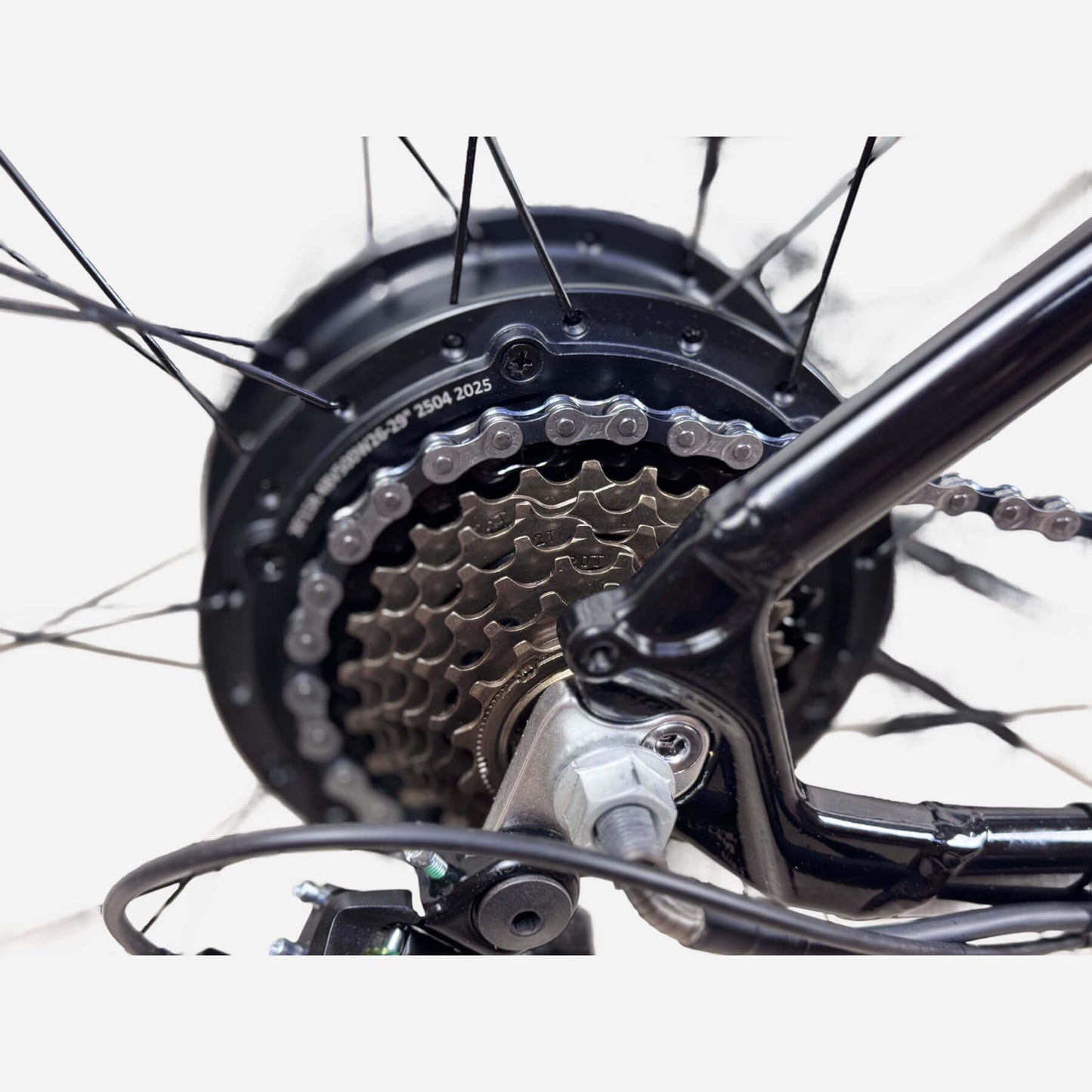 Заднє мотор-колесо 500W електровелосипеда CrossBike Pacific, касета Shimano 21 швидкість