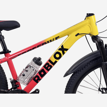 Алюмінієва рама CrossBike Roblox 26" з флягою, жовто-червоний градієнт