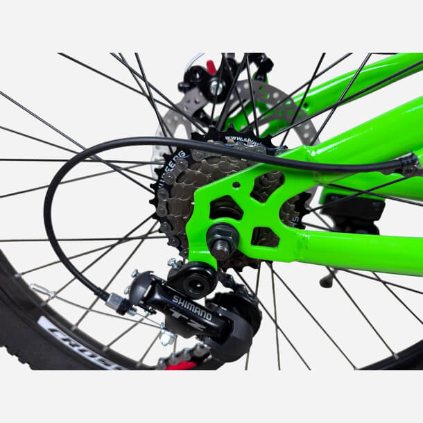 Задній перемикач Shimano та касета велосипеда CrossBike Rockfire 26"