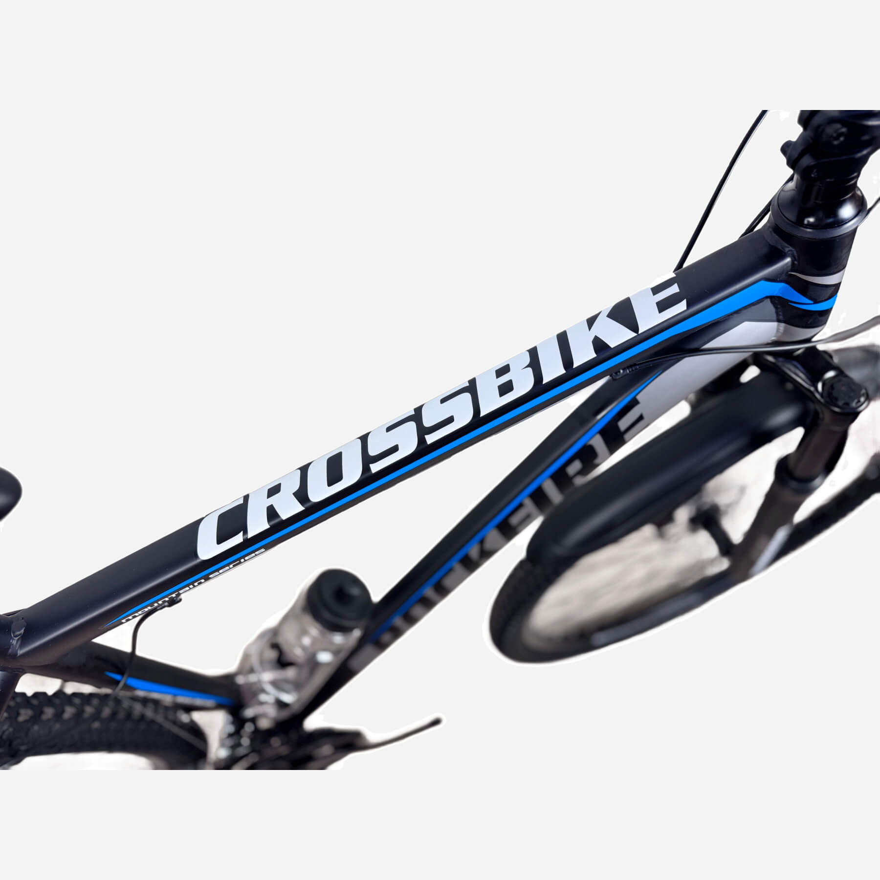 Сталева рама CrossBike Rockfire 29" з синіми акцентами