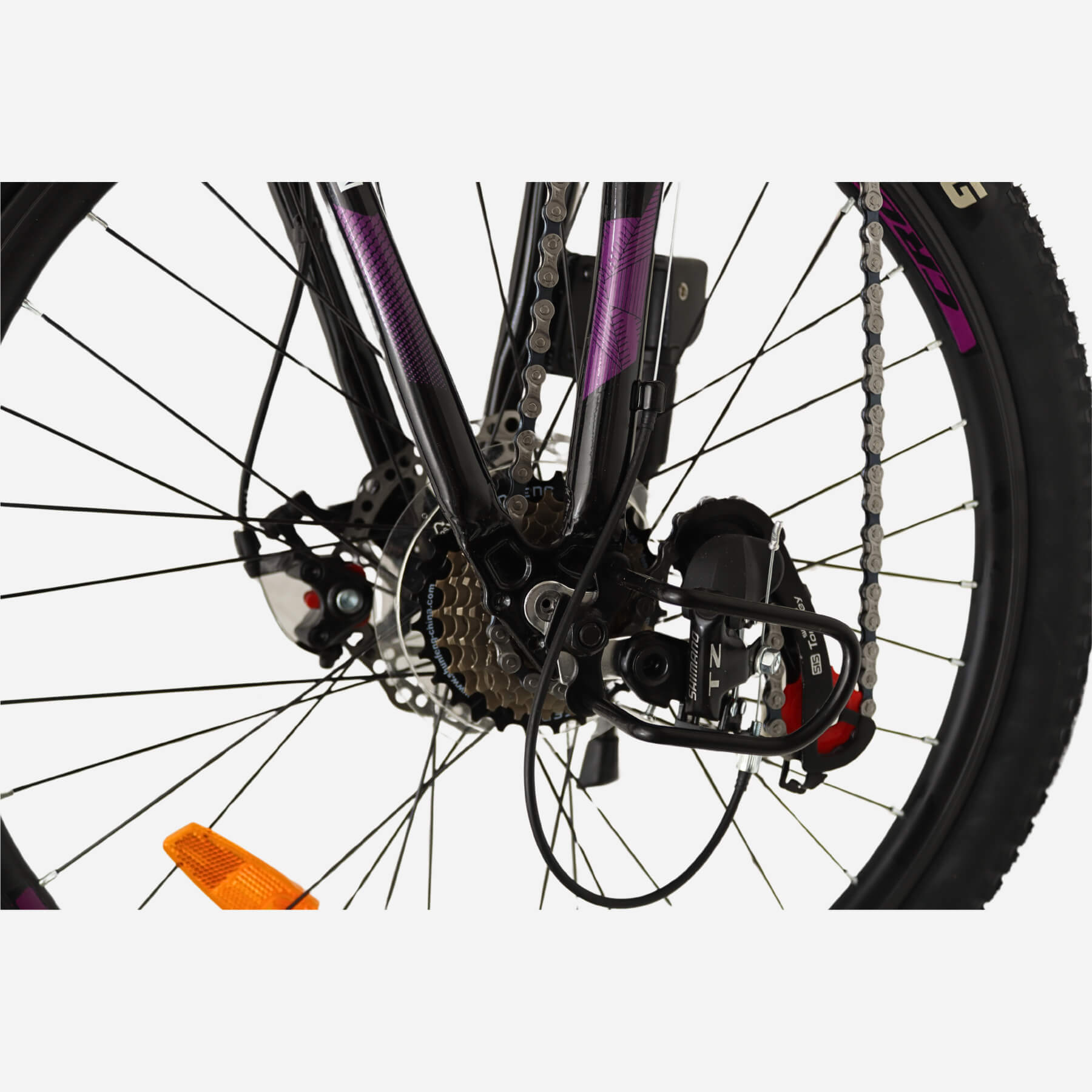 Cross Sigma 2024 — задній перемикач Shimano TZ, касета 7 швидкостей, дискове гальмо 160 мм