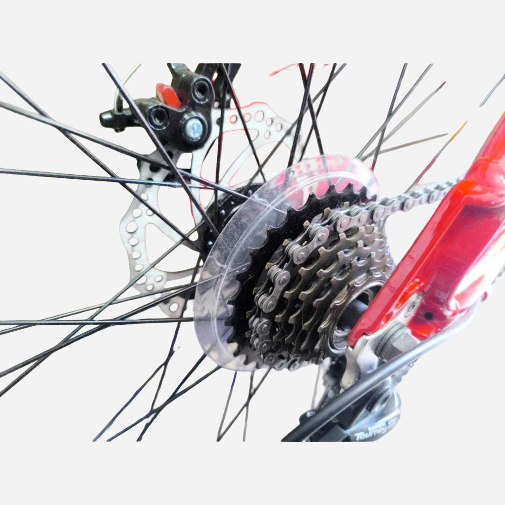CrossBike Ultra 24" — касета 7 зірок, дисковий ротор 160 мм та задній перемикач Shimano