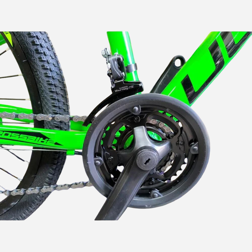 Гірський велосипед CrossBike Ultra 24" алюмінієва рама 12"