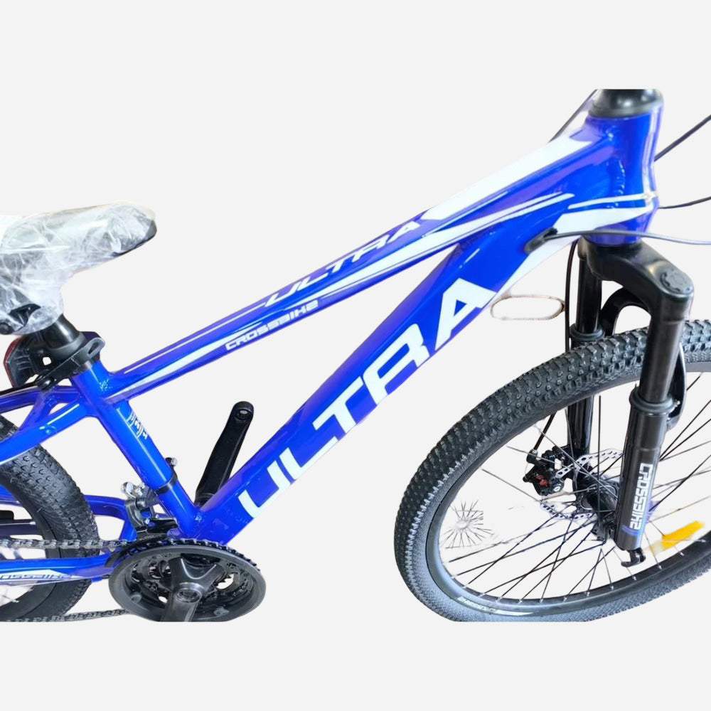 Гірський велосипед CrossBike Ultra 24" алюмінієва рама 12"