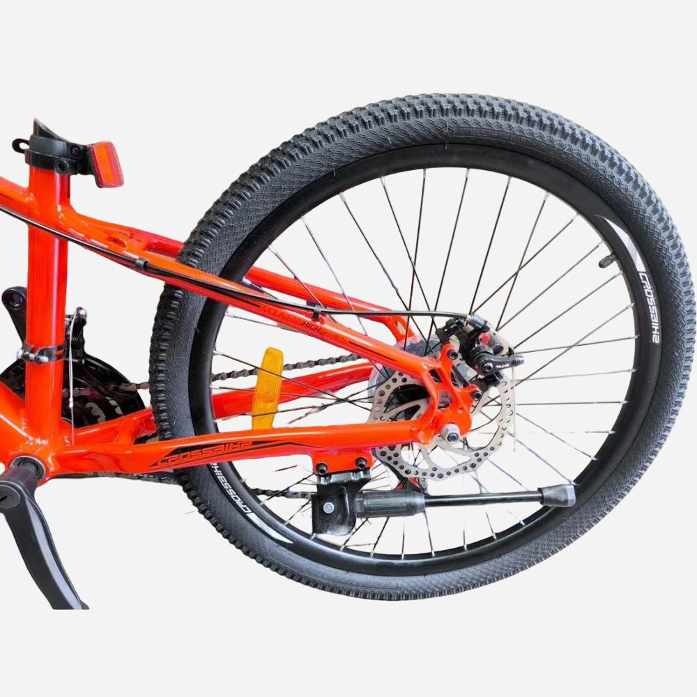 CrossBike Ultra 24" — заднє колесо, дисковий ротор 160 мм, перемикач Shimano