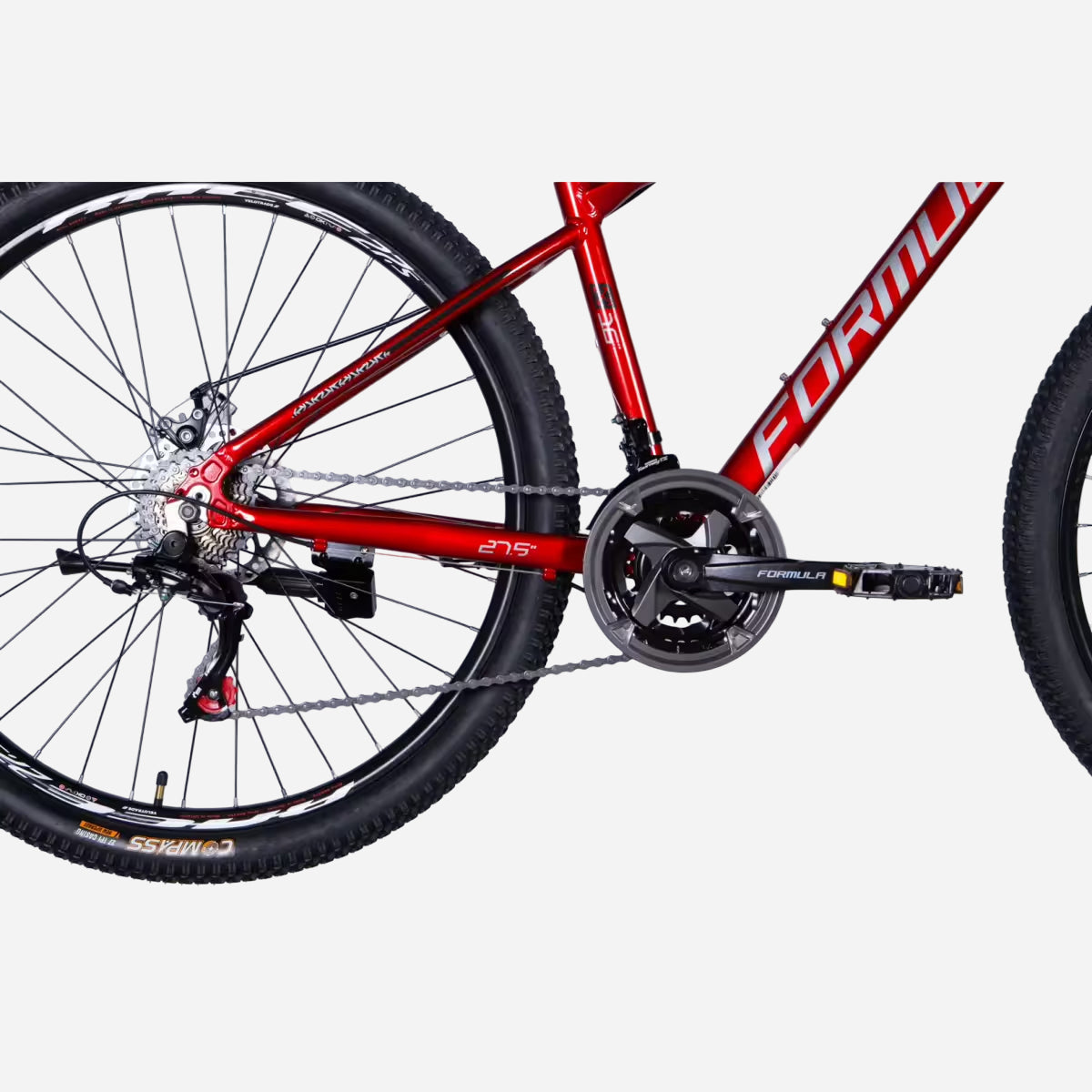 Трансмісія Shimano 3x7 та шатуни велосипеда Formula MOTION 27.5"