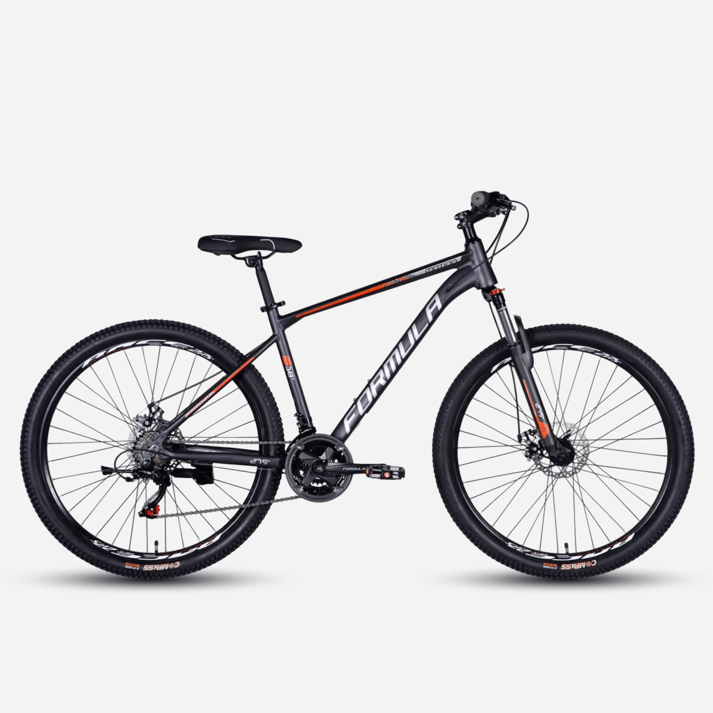Гірський велосипед Formula MOTION 27.5" алюмінієва рама 18", вид збоку праворуч