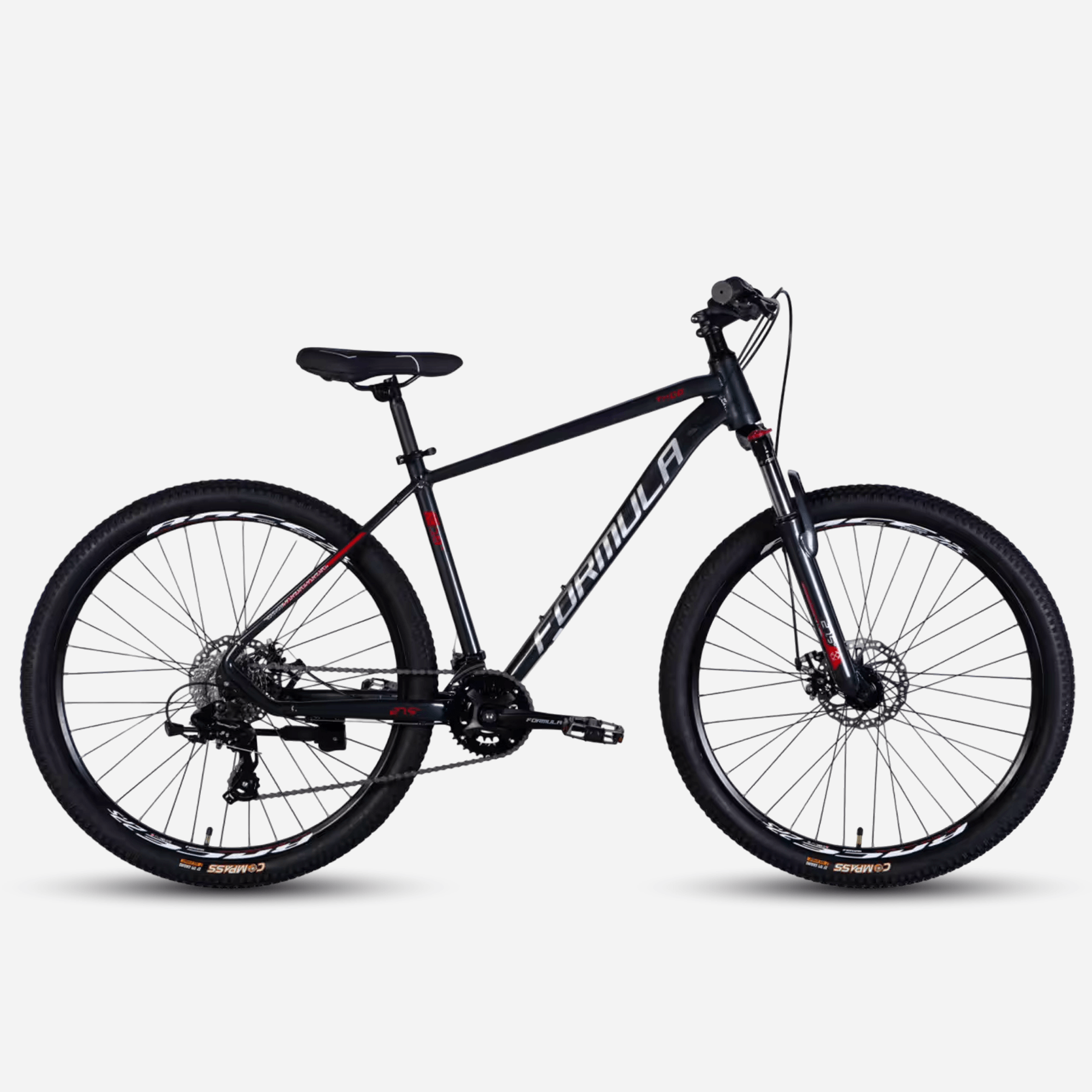 Гірський велосипед Formula THOR DD CS 27.5" чорний, вид збоку