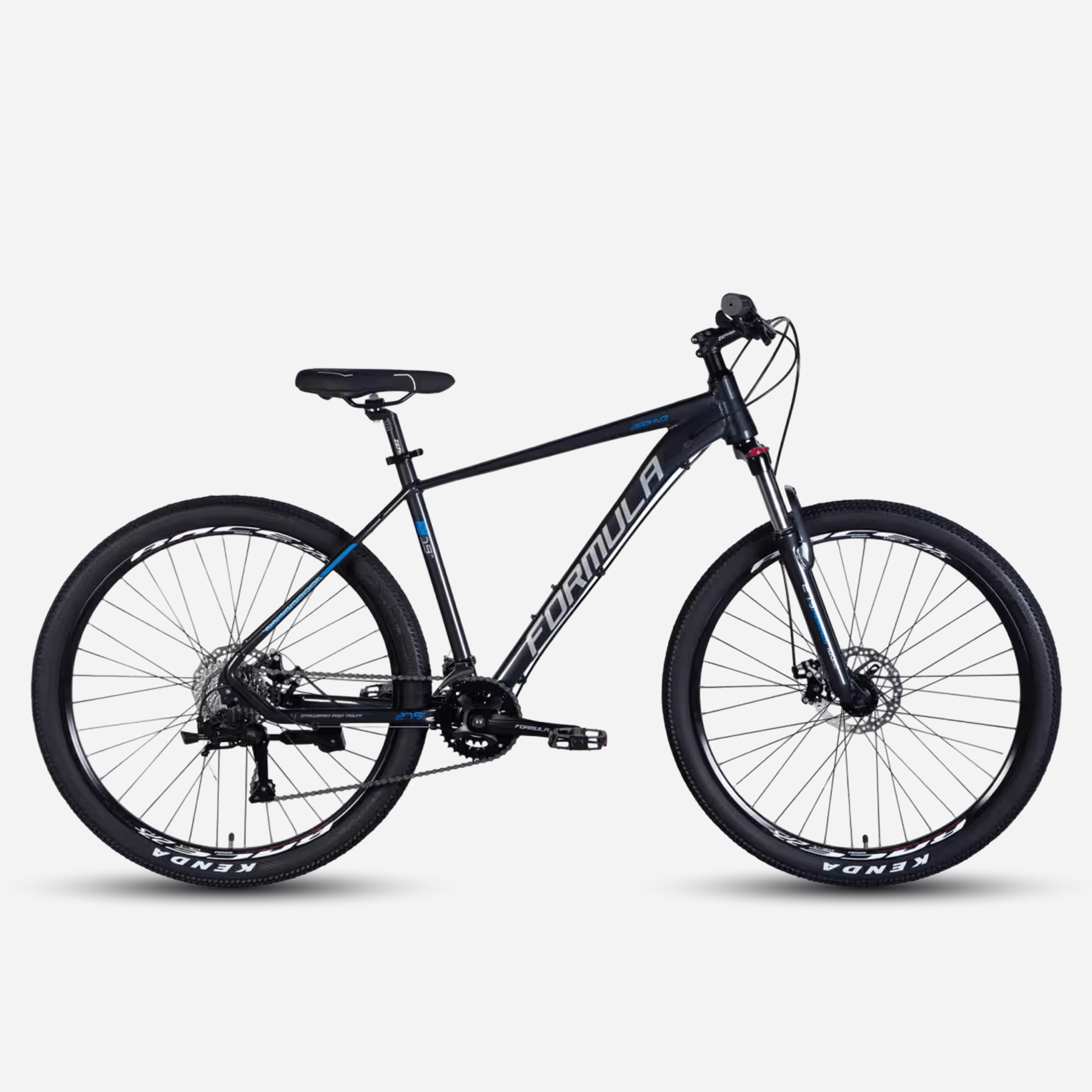 Гірський велосипед Formula ZEPHYR 3.0 27.5" темно-сірий, вид збоку
