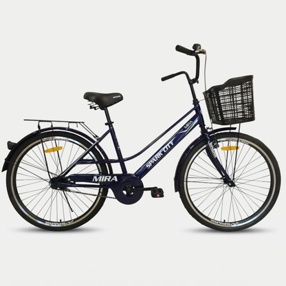 Міський велосипед SPARK CITY MIRA 26", сталева рама 17", кошик