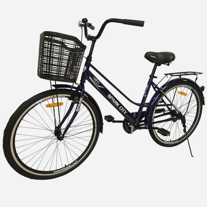 Міський велосипед SPARK CITY MIRA 26", сталева рама 17", кошик