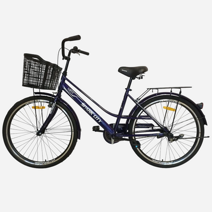 Міський велосипед SPARK CITY MIRA 26", сталева рама 17", кошик