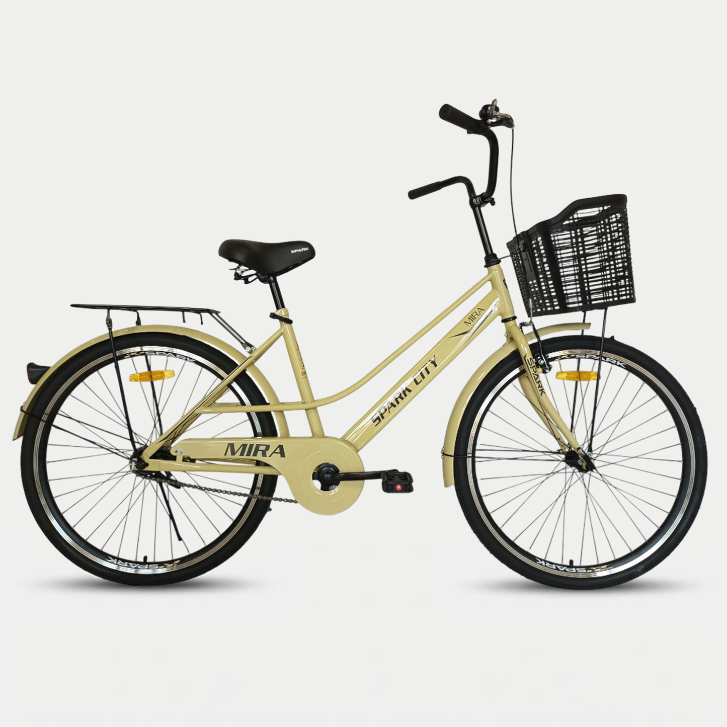 Міський велосипед SPARK CITY MIRA 26", сталева рама 17", кошик
