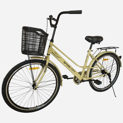 Міський велосипед SPARK CITY MIRA 26", сталева рама 17", кошик