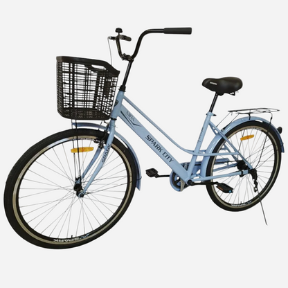 Міський велосипед SPARK CITY MIRA 26", сталева рама 17", кошик