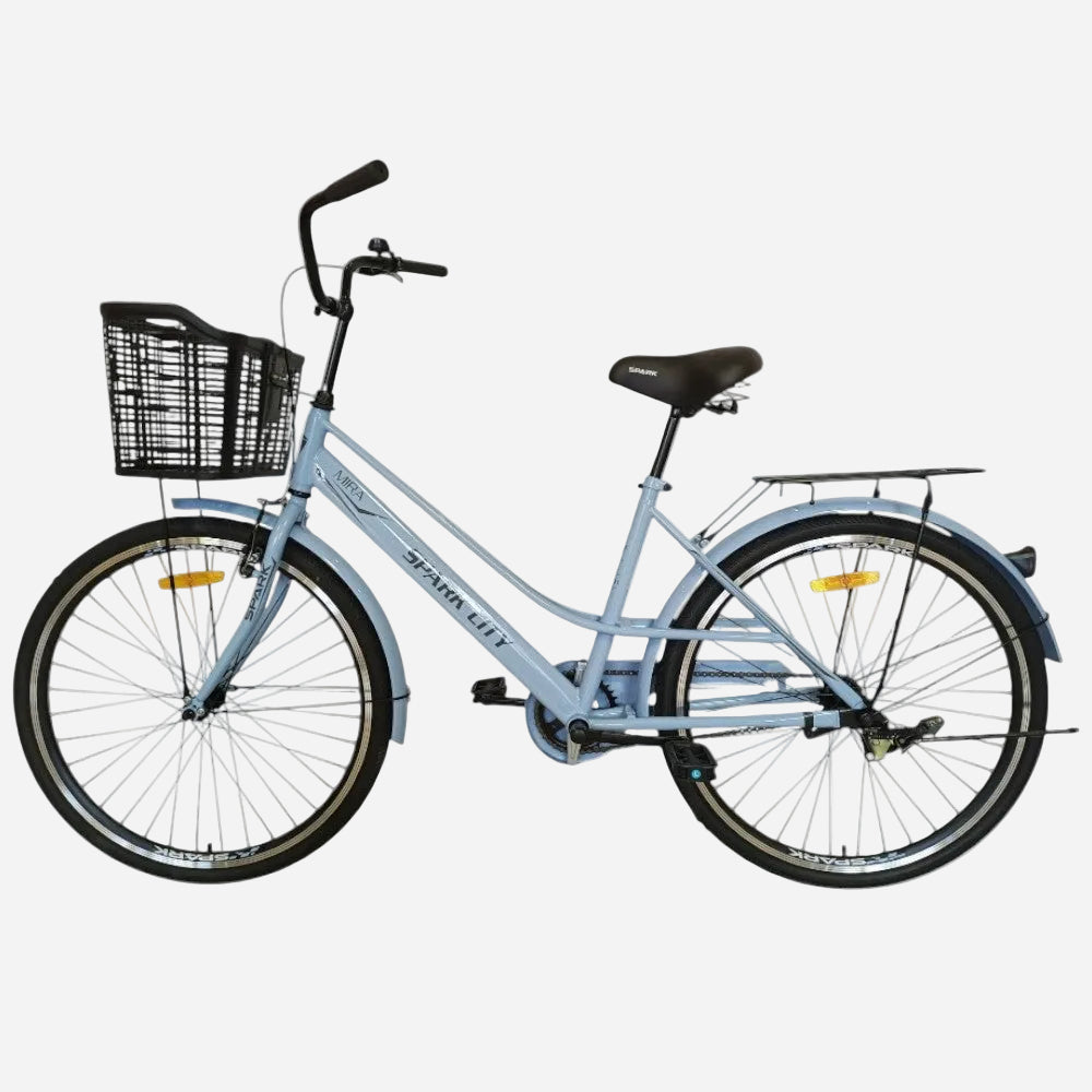 Міський велосипед SPARK CITY MIRA 26", сталева рама 17", кошик