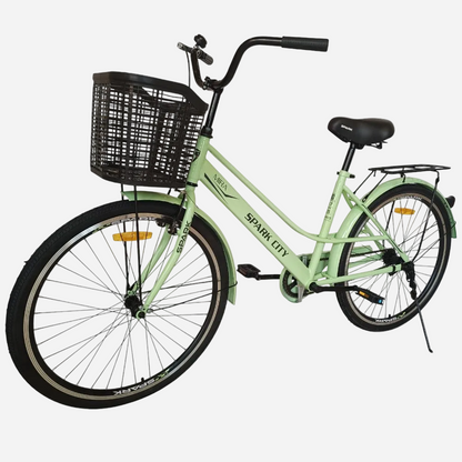 Міський велосипед SPARK CITY MIRA 26", сталева рама 17", кошик