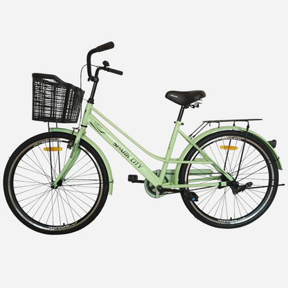 Міський велосипед SPARK CITY MIRA 26", сталева рама 17", кошик