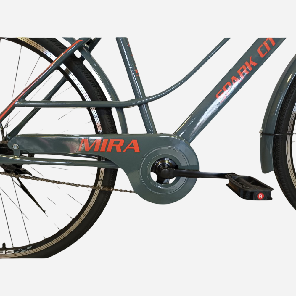 Міський велосипед SPARK CITY MIRA 28", стальна рама 18", кошик