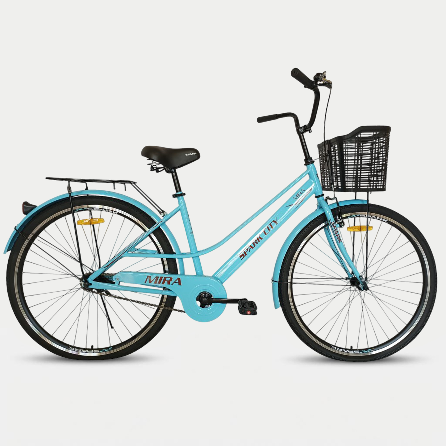 Міський велосипед SPARK CITY MIRA 28", стальна рама 18", кошик
