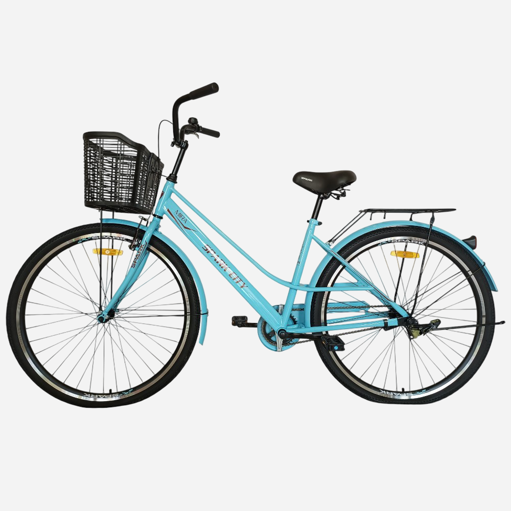 Міський велосипед SPARK CITY MIRA 28", стальна рама 18", кошик