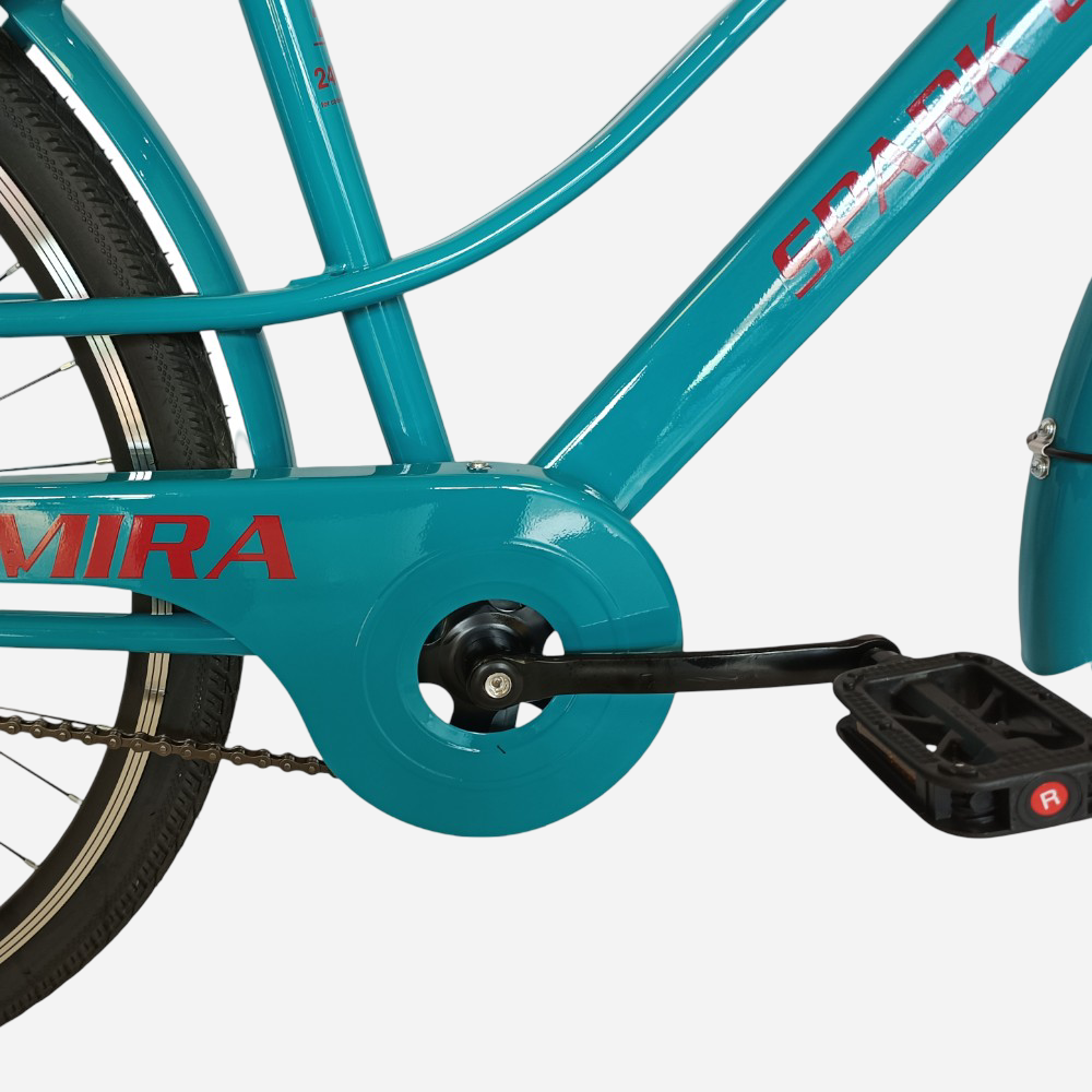 Міський велосипед SPARK CITY MIRA 28", стальна рама 18", кошик
